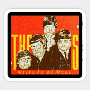 wilford brimley  parody : the beetus vintage Sticker